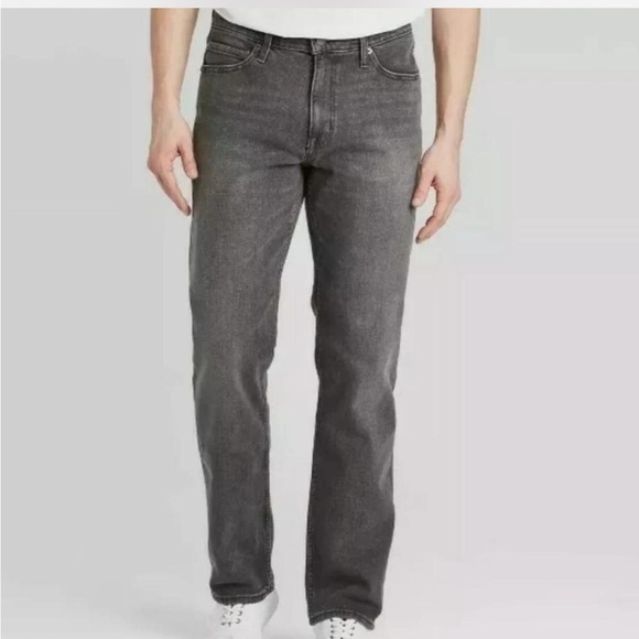 Goodfellow & Co. Charcoal Gray Straight Leg Jeans - Picture 1 of 9